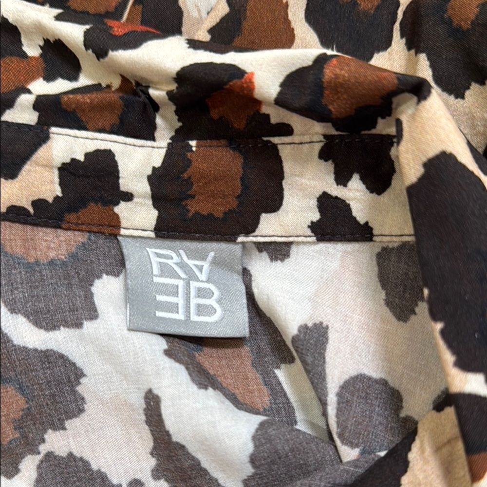 RABE LEOPARD PRINT BLOUSE - Picture 6 of 7